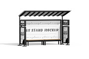 Bus Stop Billboard Mockup Set, an Advertising Mockup by pixelmock (Thumbnail 4 of 11)