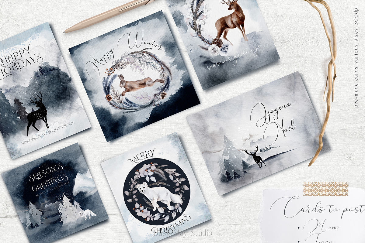 The Ultimate Winter Collection, an Animal Illustration by Busy May Studio (Photo 8 of 14)
