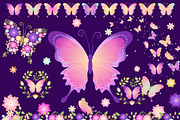 Butterflies and Flowers, an Illustration by Mia's Graphic Design (Thumbnail 5 of 11)