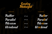 Sunday Midnight, a Handwritten Font by saemoon creative (Thumbnail 10 of 12)