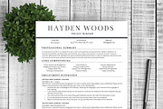 Resume Template Hayden, a Resume Template by Resume Template Shoppe (Thumbnail 2 of 5)
