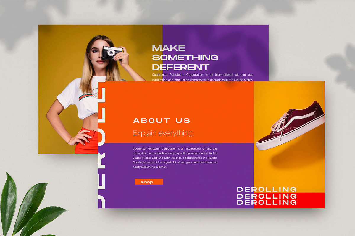DEROLL - XURBBAN Powerpoint, a Presentation Template by Dirtytemp Studio (Photo 5 of 11)