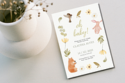 Boho Aesthetic Baby Shower Invite, an Invitation Template by TheSimplySereneShop (Thumbnail 2 of 10)