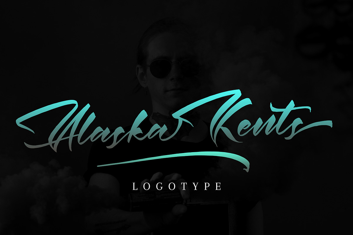 Alaska Kents Black Friday, a Script Font by pineungtype (Photo 1 of 10)