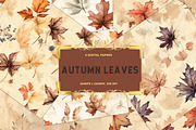 Junk Journal Seamless Fall Pages, a Background Graphic by Fun Digital (Thumbnail 1 of 5)