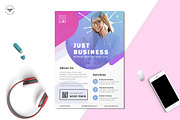 Business Flyer Template, a Flyer Template by VictorThemes (Thumbnail 1 of 3)