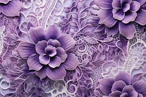 Purple Lace Paper