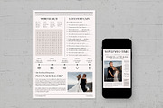 Wedding Newspaper Flyer Template, a Flyer Template by BrandPacks (Thumbnail 2 of 5)