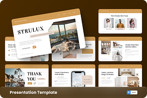 Strulux - Hotel Keynote Template, a Presentation Template by GraphauseProject