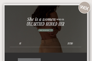 Wix Website Template | Unearthed