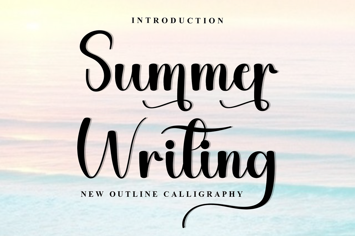 Summer Writing, a Handwritten Font by FreshTypeINK (Photo 1 of 8)