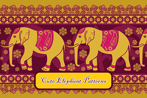 Cute Elephant Patterns