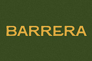 Barrera I A Handmade Display Font, a Sans Serif Font by Taylor Penton (Thumbnail 2 of 4)