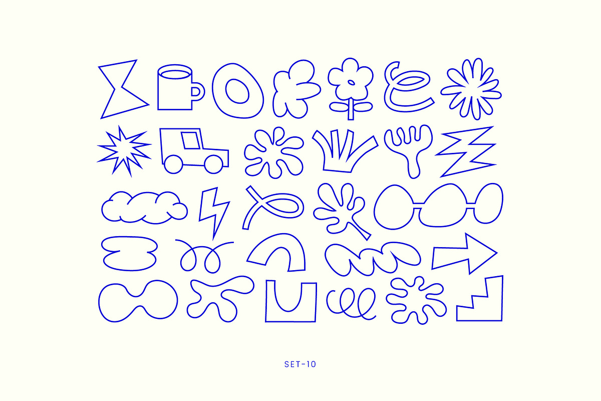 Various Doodle Elements, an Object Graphic by Léo Alexandre (Photo 11 of 17)