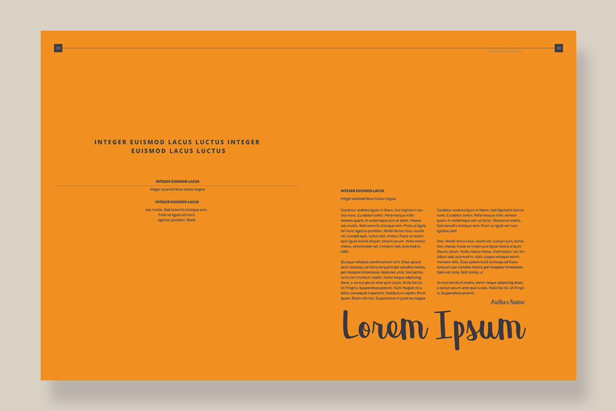 Magazine Template 06, a Magazine Template by pmvch (Photo 5 of 12)