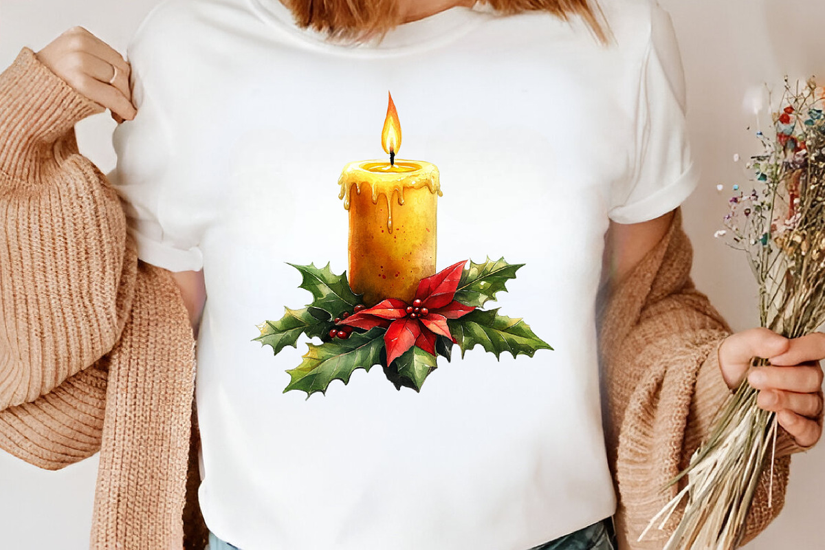 Watercolor Whimsical Holiday Clipart, an Illustration by Canvas Craft (Photo 5 of 7)