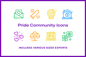 48 Pride Community Icons