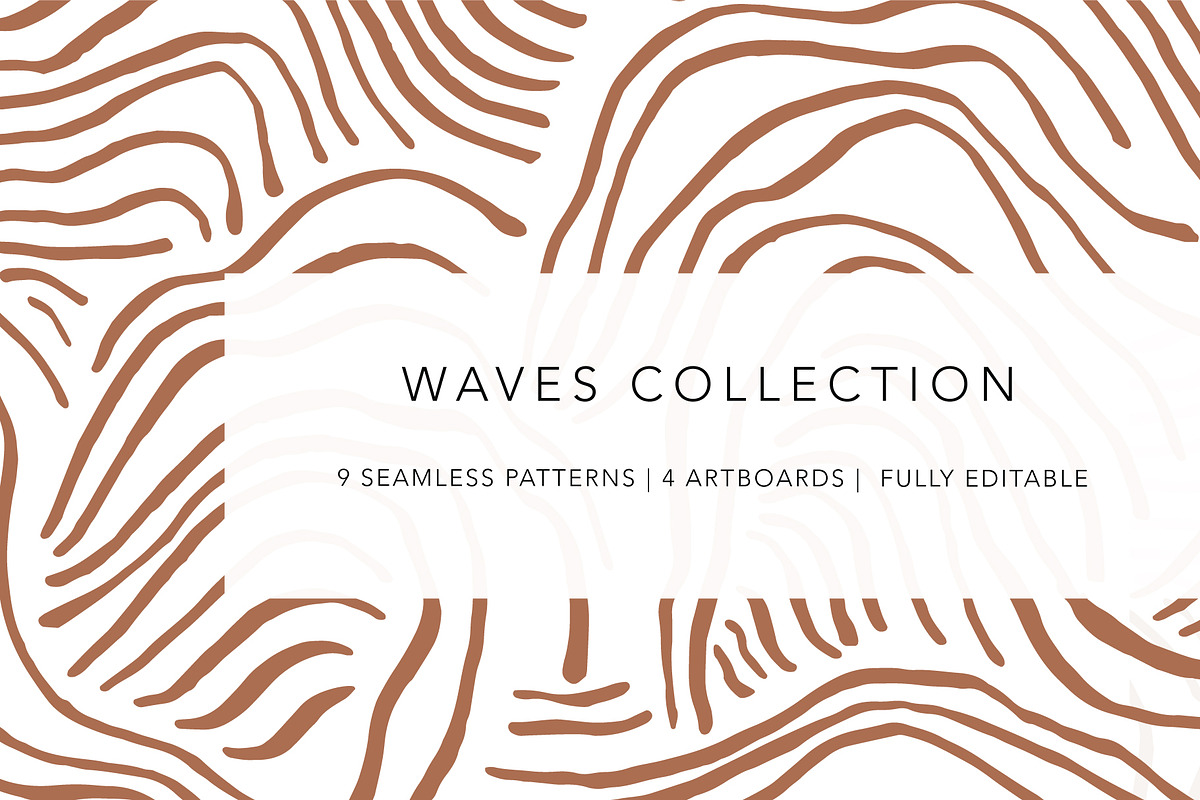 Waves Collection, a Pattern Graphic by The Collective Studio (Photo 1 of 10)