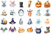 Spooky Weird Halloween Clipart, an Illustration by DreamPrint404 (Thumbnail 2 of 5)