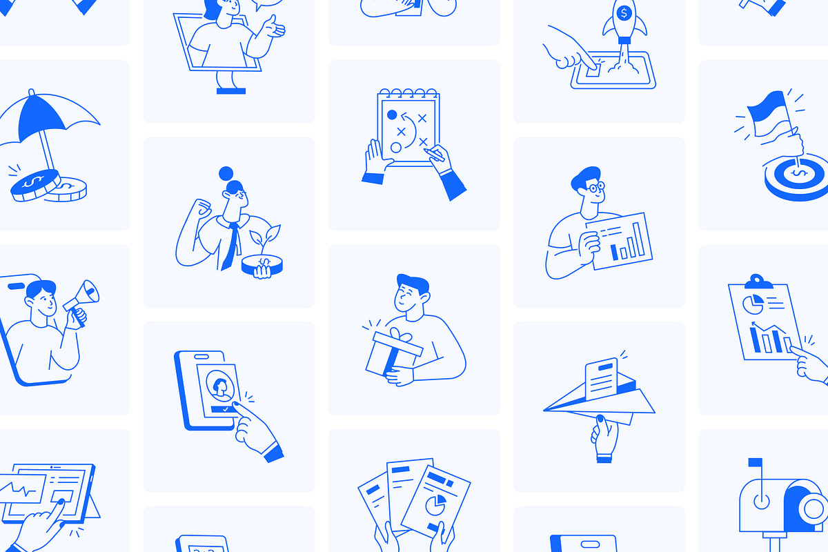 Business Icons Bundle, an Outline Icon by Vectors Market (Photo 7 of 9)