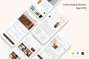 Coffee Shop & Delivery App UI Kit