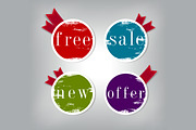Vector buttons and tags collection, a Templates & Theme by lissius (Thumbnail 6 of 7)