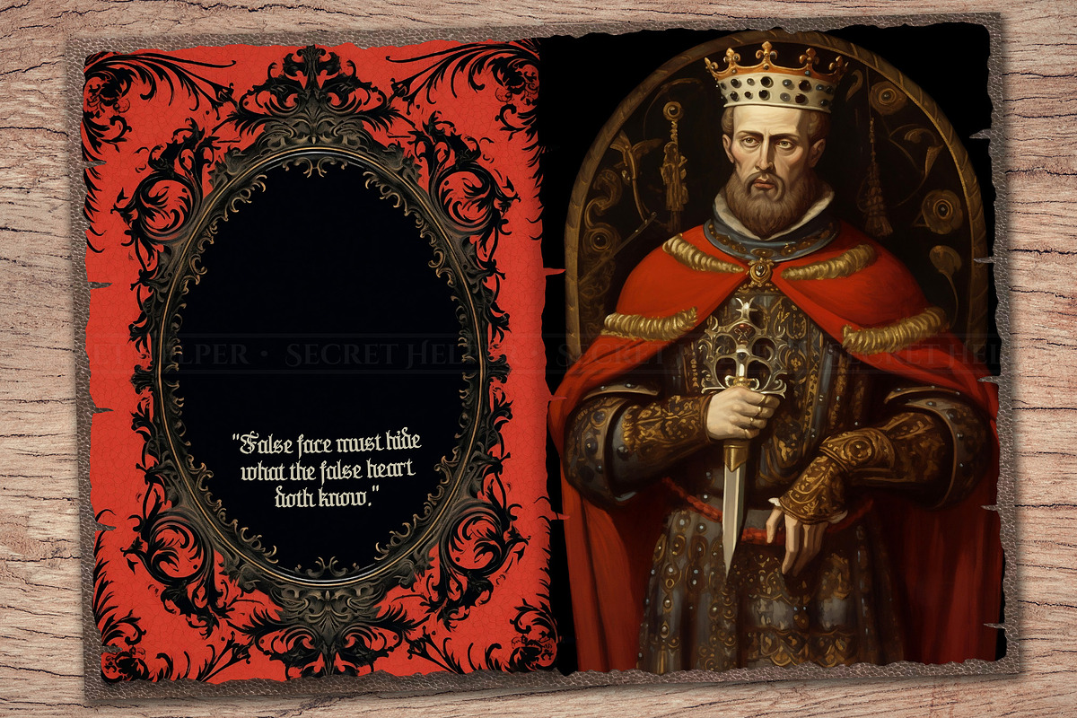 Macbeth Scrapbook Kit, a Person Illustration by Secret Helper (Photo 6 of 8)