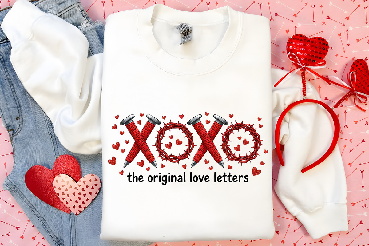 Faux Yarn Xoxo The Original Love PNG, an Illustration by Canvas Craft (Photo 6 of 7)
