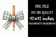 Watercolor Kawaii School Clipart, an Illustration by Designking (Thumbnail 4 of 4)