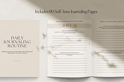 Self-love Journal Canva Template, a Presentation Template by HelloKarla (Thumbnail 2 of 7)