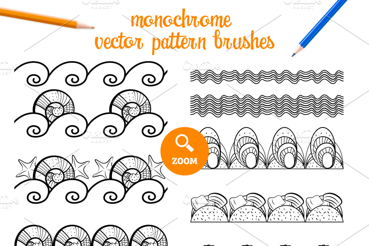 Summer collection mandala brushes, a Brush Add-On by MM Studio (Photo 4 of 12)