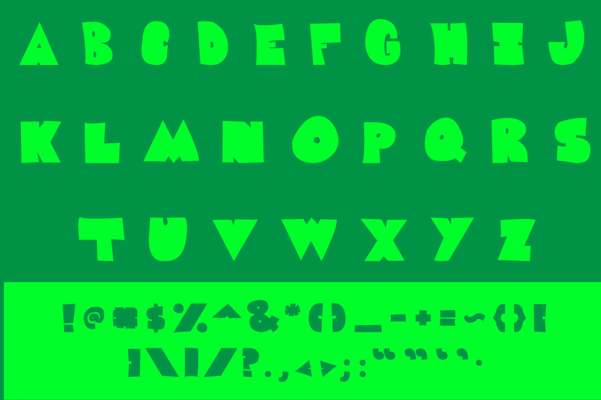Ridiculous Typeface preview 3
