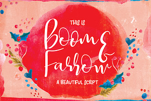 Font & Watercolor Bundle 92% OFF