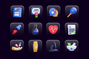 Pharmacy 3D Icon