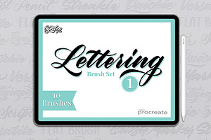 Procreate Lettering Brush Pack 1
