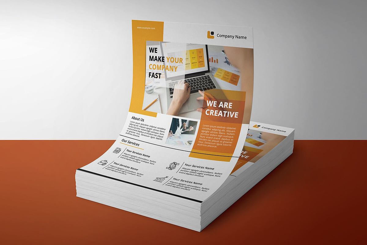 Corporate Flyer Template, a Flyer Template by Template Shop (Photo 3 of 3)