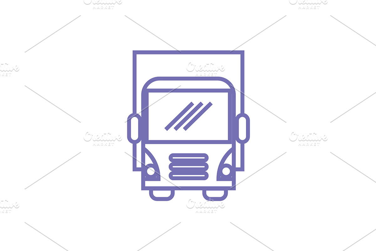 20 Logo Truck Templates Bundle, a Branding & Logo Template by Friendesigns (Photo 13 of 21)