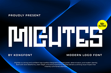 Mightes - Modern Logo Font
