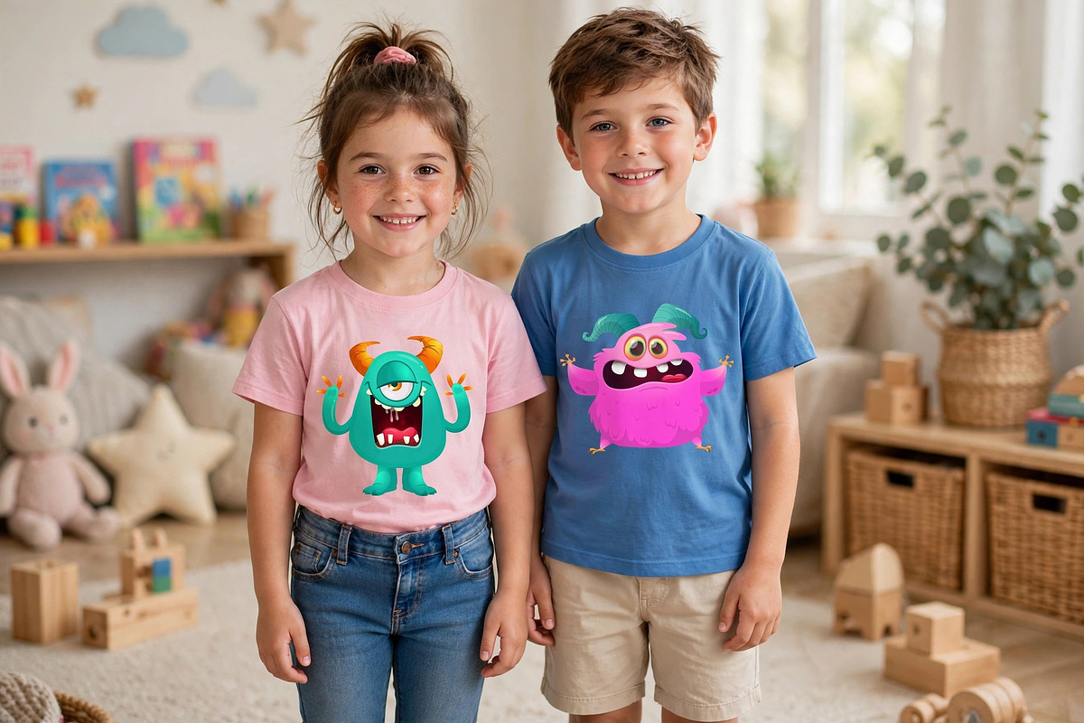 Spooky Crew - 6 Cute Monsters, a Decorative Illustration by D R A W K M A N (Photo 4 of 8)