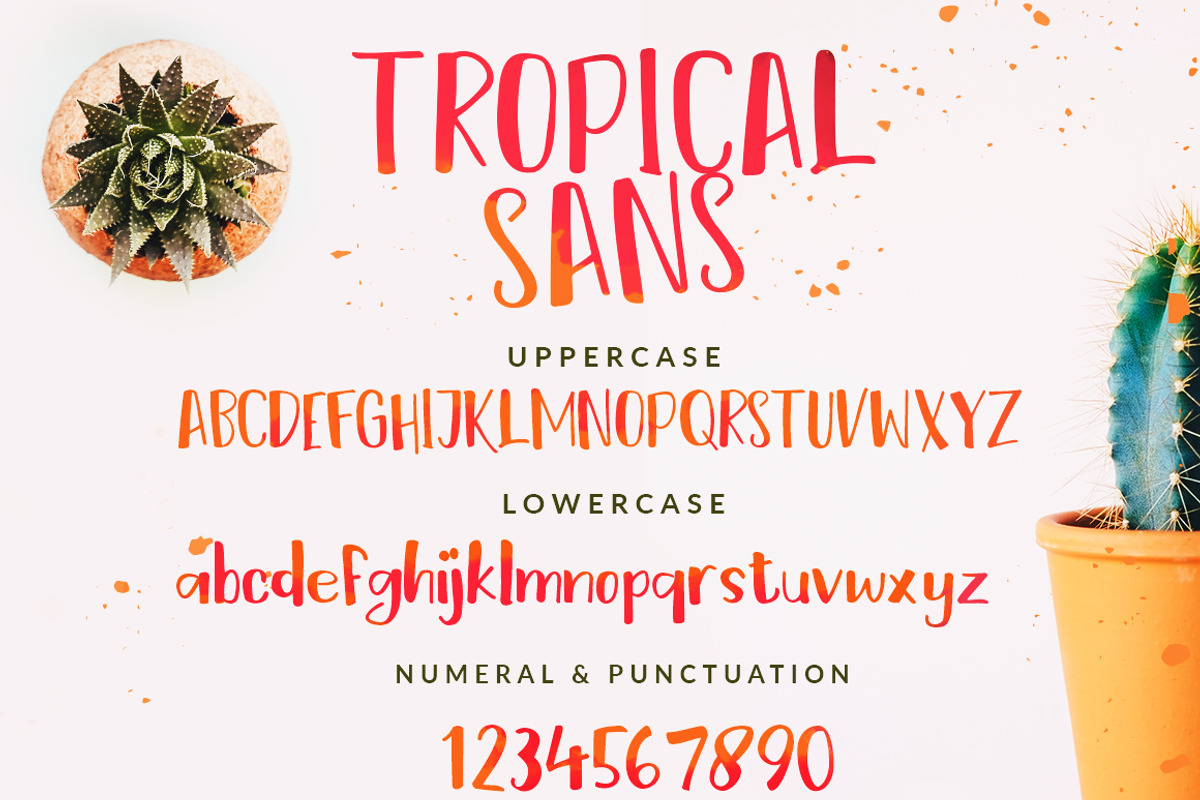 SALE !!! The Tropical - 5 Fonts, a Font by Dirtyline Studio (Photo 16 of 19)
