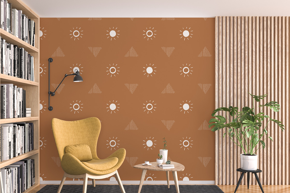 Boho Sun Surface Pattern, a Pattern Graphic by Quinn Lane Designs (Photo 5 of 6)