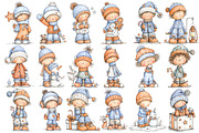 Whimsical Cute Christmas Boy Sublima, an Illustration by Pixels.Craft (Thumbnail 5 of 6)