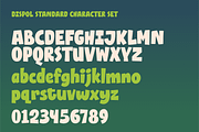 Dispol; Bold DIsplay Font, a Sans Serif Font by Eko Bimantara (Thumbnail 4 of 7)