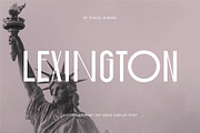 Lexington – Art Deco Display Font, a Sans Serif Font by Studio Aurora (Thumbnail 1 of 9)