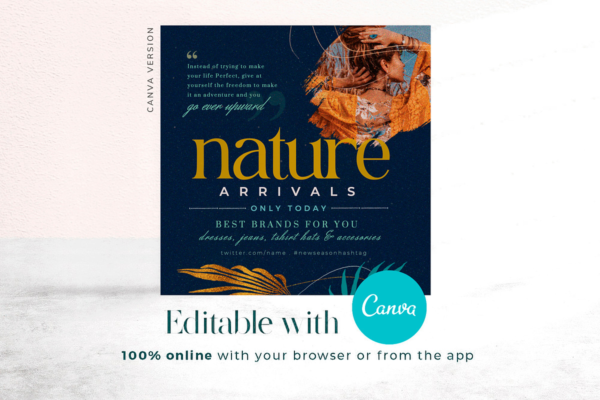 Nature - Social Media Pack, a Social Media Template by Touringxx Creative Studio (Photo 8 of 8)