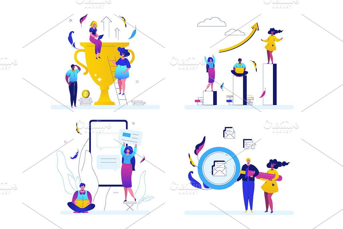 Business Illustration Kit, an UI Kit Template by Boyko Pictures (Photo 12 of 16)
