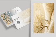 Abstract golden tree elk wallpaper, a Decorative Illustration by fei long (Thumbnail 6 of 10)