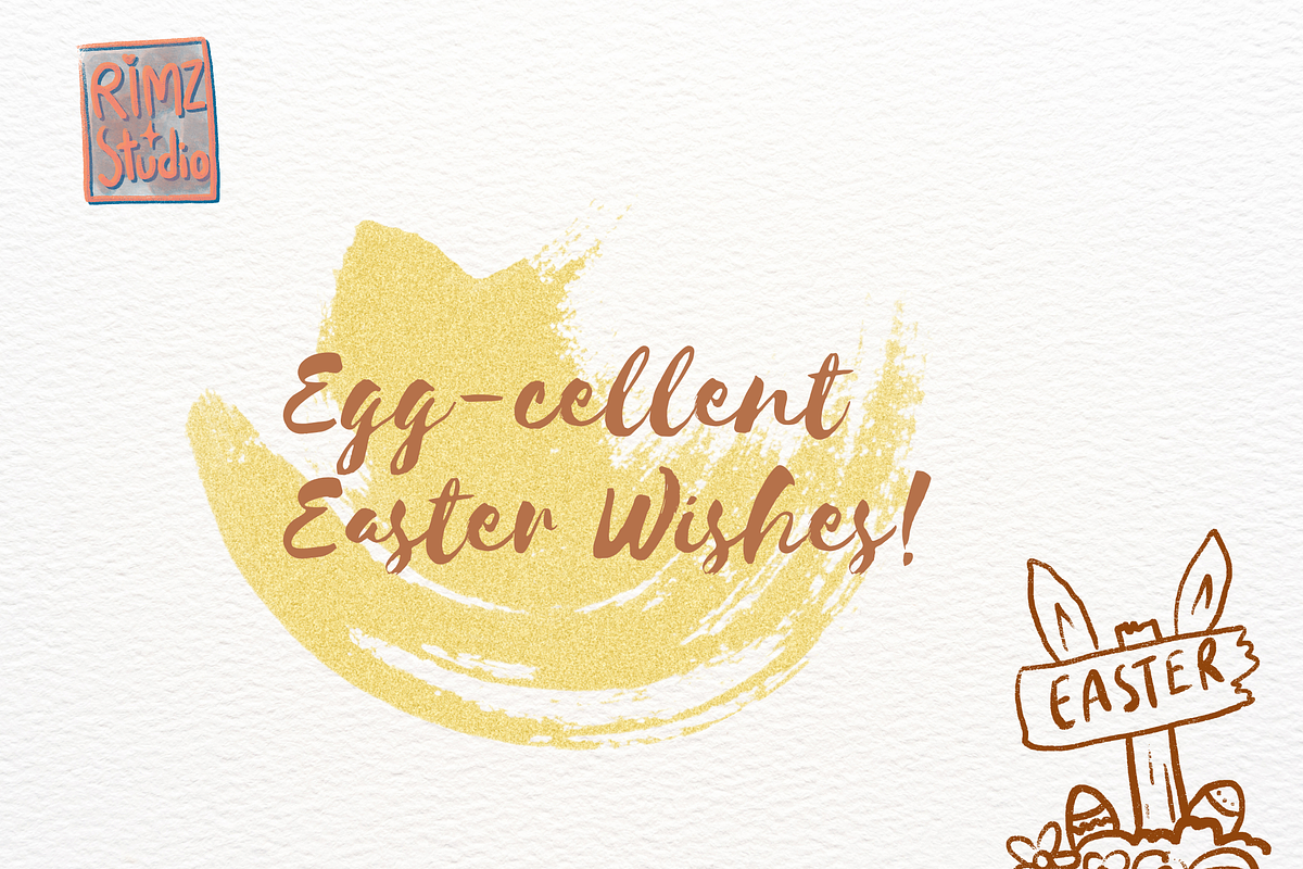 Easter Doodle Elements Hand Drawn, an Illustration by RimzStudio (Photo 4 of 10)