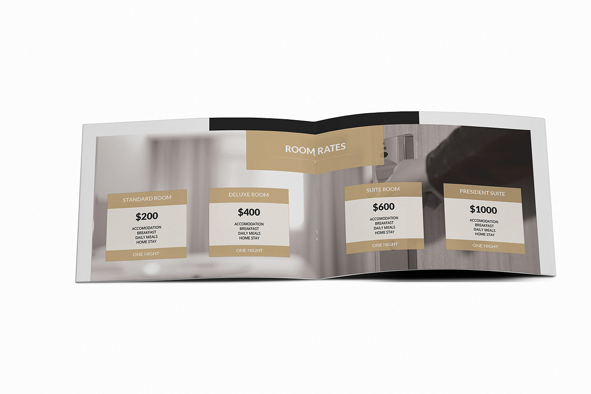 Hotel A5 Brochure, a Brochure Template by Incools Stokie (Photo 11 of 18)