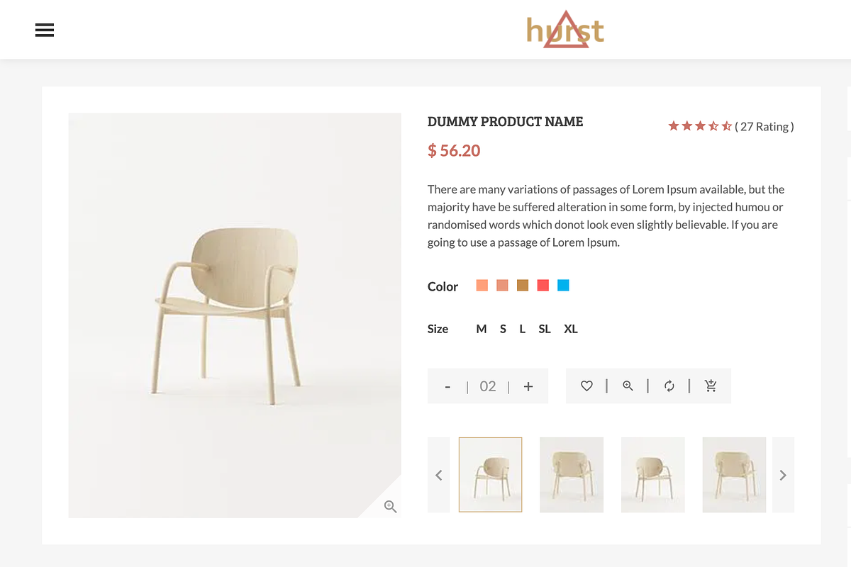 eCommerce Furniture HTML Template preview 4
